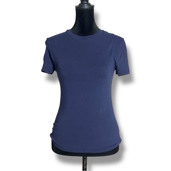 GAP Tops - GAP Navy Short Sleeve Crewneck Fitted Cotton Classic Casual Women's Tee